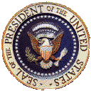 The Presidential Seal of the
 United States of America