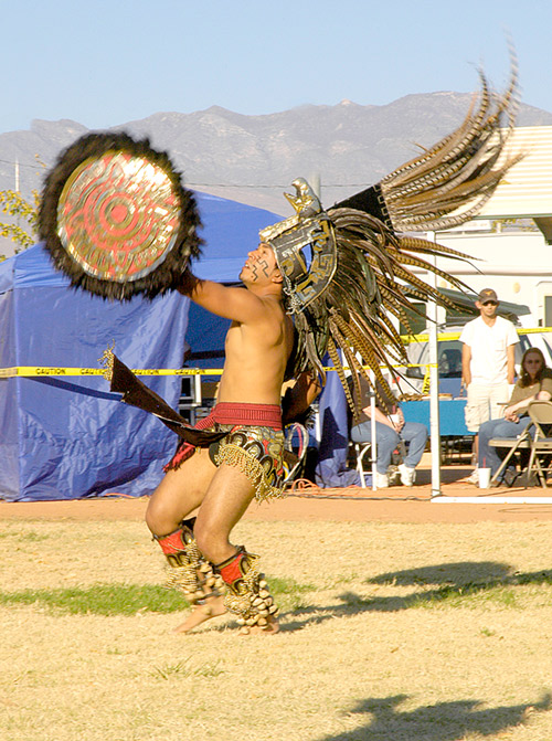 Aztec Dancer, 8th Annual Pahrump Pow Wow, Pahrump, Nevada 2006 - © Mickey Cox 2006