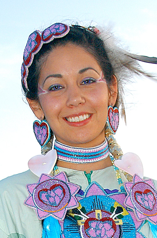  Barbara Hartzell - Jingle Dancer/Instructor Native Dance Troupe 2006 - © Mickey Cox 2006
