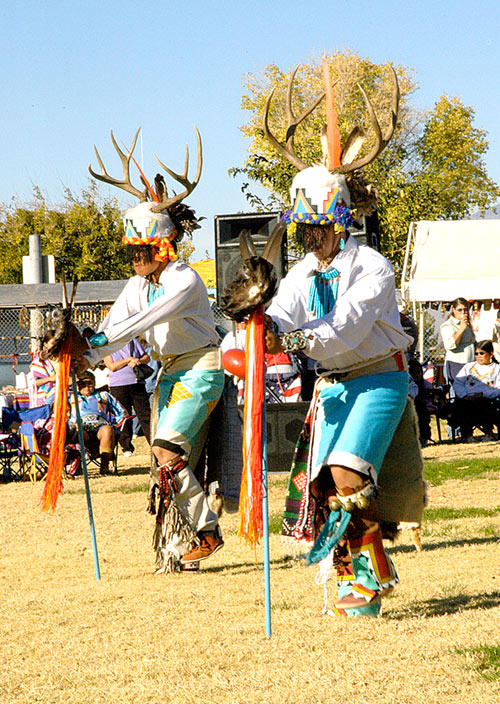 Zuni Deer Dancers, 8th Annual Pahrump Pow Wow, Pahrump, Nevada 2006 - © Mickey Cox 2006