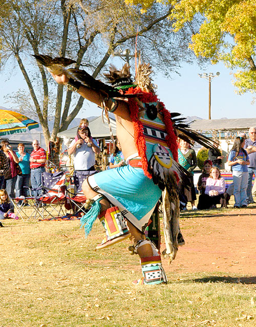 Zuni Eagle Dancer, 8th Annual Pahrump Pow Wow, Pahrump, Nevada 2006 - © Mickey Cox 2006