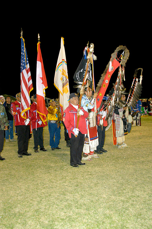 Haulapai Veteran's Honor Guard, Las Vegas Veteran's InterTribal Pow Wow 2007 - © 2007 Mickey Cox