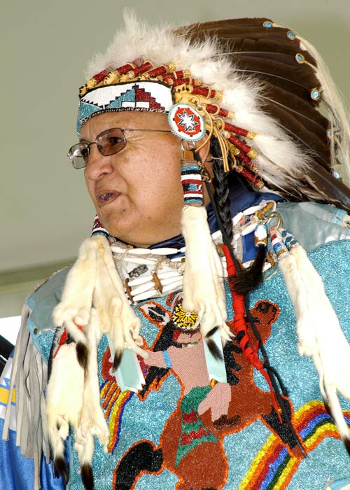 John Bear Fabela - Zuni, Zuni Pueblo - Roadman -Healer - Dancer -  © Mickey Cox, 2006