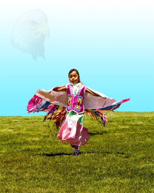 Lileya, Fancy Shawl Dancer, Cedar City Pow Wow 2006, © Mickey Cox 2006