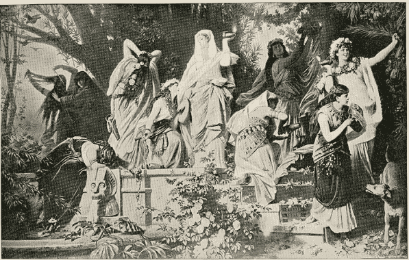 Karl Von Piloty's 'The Wise and Foolish Virgins'