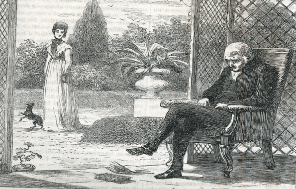 The Rector at Home, from 'The Royal Path of Life, Edition 1876'