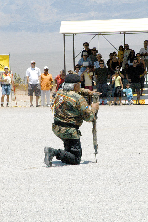 Dalton Tom, Crying of the Taps - Las Vegas Southern Paiute Veteran's Honor Guard -  © Mickey Cox 2007