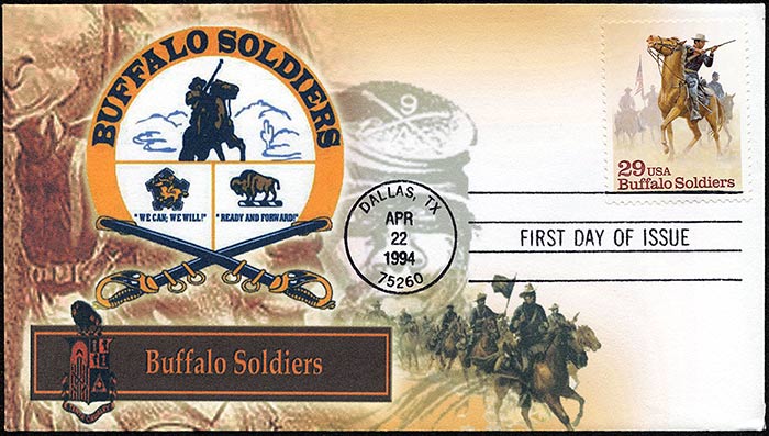 Buffalo Soldiers, FDC, 1994