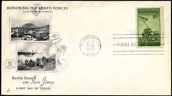 Iwo Jima, 1945 FDC